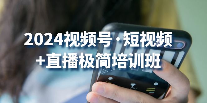 2024视频号短视频+直播极简培训班：抓住视频号风口，流量红利-柠檬网创