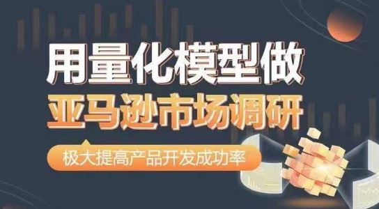 用量化模型做亚马逊市场调研，从数据出发，更高效更准确做判断，极大提高产品开发成功率-柠檬网创