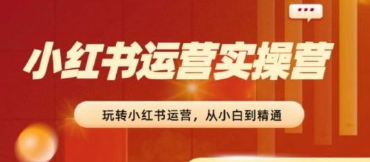 2024小红书运营实操营，​从入门到精通，完成从0~1~100-柠檬网创