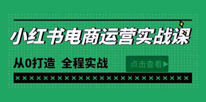 （9946期）最新小红书·电商运营实战课，从0打造  全程实战（65节视频课）-柠檬网创