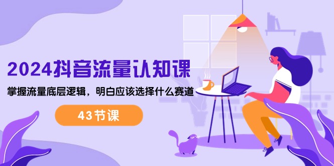 （10713期）2024抖音流量·认知课：掌握流量底层逻辑，明白应该选择什么赛道 (43节课)-柠檬网创
