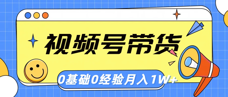 （10723期）视频号轻创业带货，零基础，零经验，月入1w+-柠檬网创