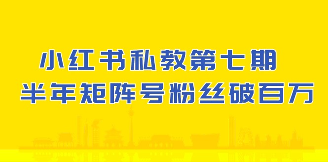(10650期）小红书-私教第七期，小红书90天涨粉18w，1周涨粉破万 半年矩阵号粉丝破百万-柠檬网创