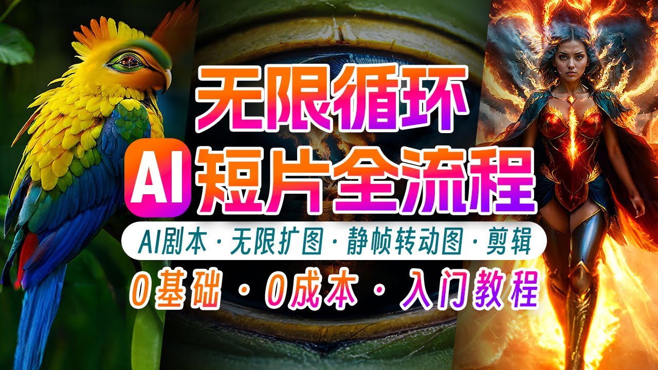 AI剪辑无限循环画面：新手轻松月入上万-柠檬网创