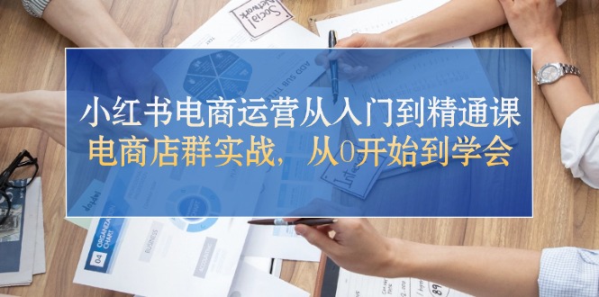 （10937期）小红书电商运营从入门到精通课，电商店群实战，从0开始到学会-柠檬网创