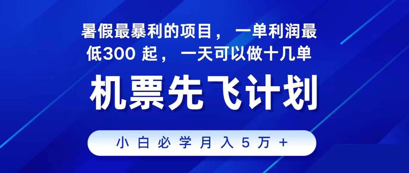 （11204期）2024最新项目，冷门暴利，整个暑假都是高爆发期，一单利润300+，二十…-柠檬网创