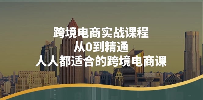 （11183期）跨境电商实战课程：从0到精通，人人都适合的跨境电商课（14节课）-柠檬网创