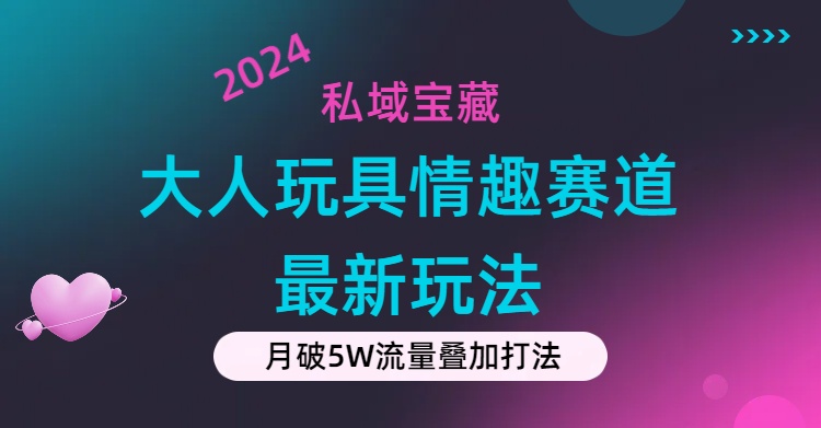 （11541期）私域宝藏：大人玩具情趣赛道合规新玩法，零投入，私域超高流量成单率高-柠檬网创