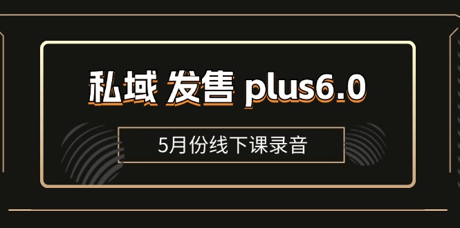 （11612期）私域 发售 plus6.0【5月份线下课录音】/全域套装 sop流程包，社群发售…-柠檬网创