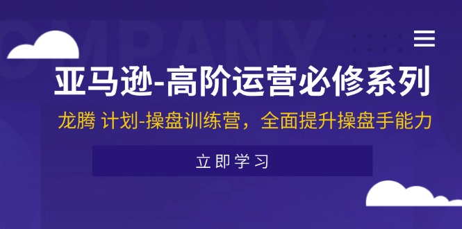 （11625期）亚马逊-高阶运营必修系列，龙腾 计划-操盘训练营，全面提升操盘手能力-柠檬网创