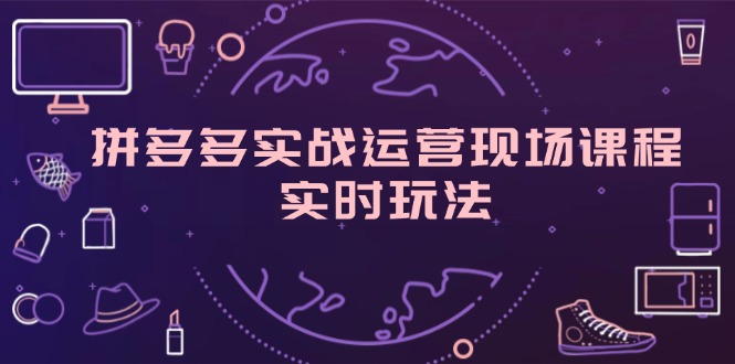 （11759期）拼多多实战运营现场课程，实时玩法，爆款打造，选品、规则解析-柠檬网创