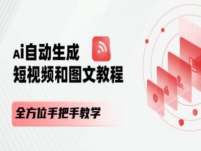 AI自动生成短视频和图文课程，全方位手把手教学-柠檬网创