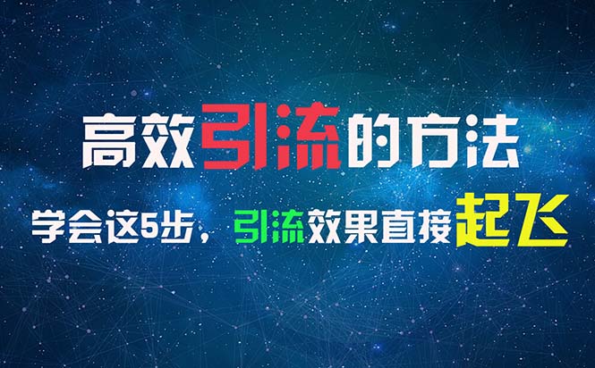 （11776期）高效引流的方法，可以帮助你日引300+创业粉，一年轻松收入30万，比打工强-柠檬网创