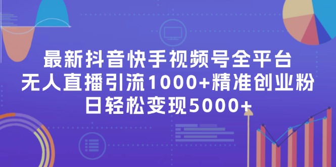 （11970期）最新抖音快手视频号全平台无人直播引流1000+精准创业粉，日轻松变现5000+-柠檬网创