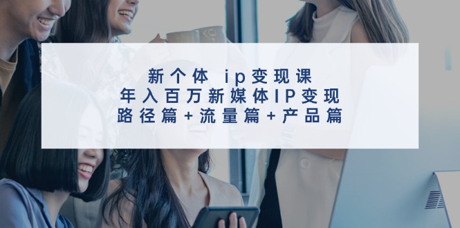 （11971期）新个体 ip变现课，年入百万新媒体IP变现，路径篇+流量篇+产品篇-柠檬网创