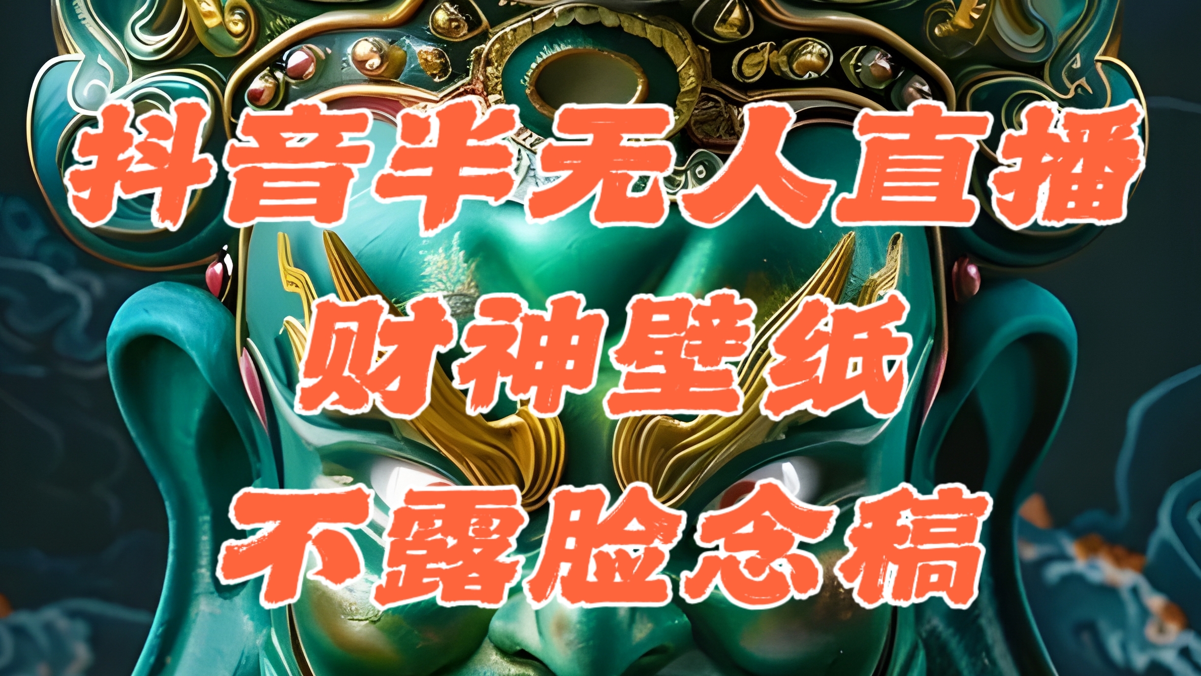 （12036期）抖音半无人直播公会素材撸音浪，生肖财神AI图直播不露脸读稿，单日1000+-柠檬网创