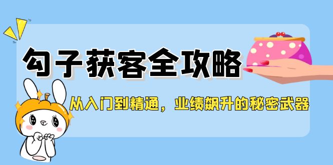 （12247期）从入门到精通，勾子获客全攻略，业绩飙升的秘密武器-柠檬网创