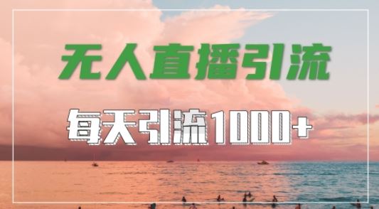 抖音快手视频号全平台通用，无人直播引流法，超暴力引流1000+高质量精准创业粉【揭秘】-柠檬网创