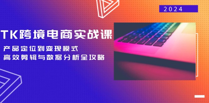 （12783期）TK跨境电商实战课：产品定位到变现模式，高效剪辑与数据分析全攻略-柠檬网创
