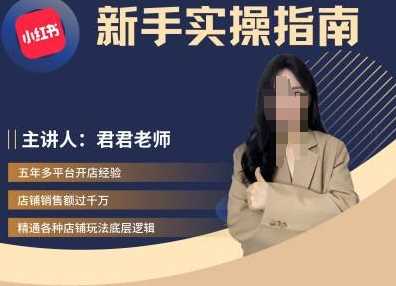君君-小红书电商从入门到精通，新手实操指南-柠檬网创