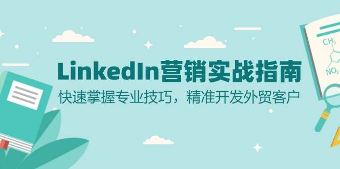 LinkedIn营销实战指南：快速掌握专业技巧，精准开发外贸客户-柠檬网创