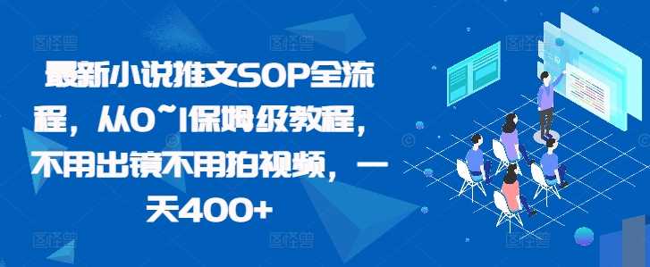 最新小说推文SOP全流程，从0~1保姆级教程，不用出镜不用拍视频，一天400+-柠檬网创