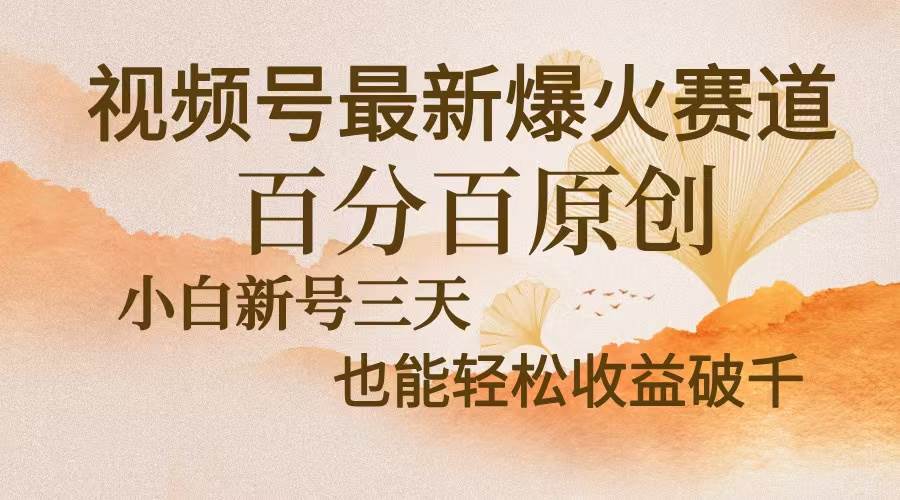 （13225期）视频号最新爆火赛道，中老年粉深信不疑，百分百原创，新号三天收益轻松…-柠檬网创