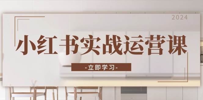 小红书实战运营课：从开通店铺到直播话术，打造爆款笔记与高效直播-柠檬网创