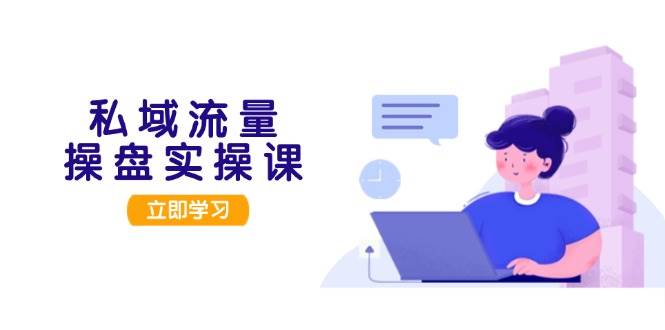 （13249期）私域流量操盘实操课，从用户调研到成交变现，打造可落地的私域引流策略-柠檬网创