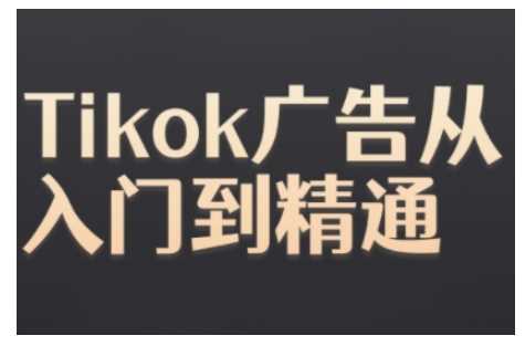 Tiktok Ads实操教程，Tiktok广告从入门到精通-柠檬网创