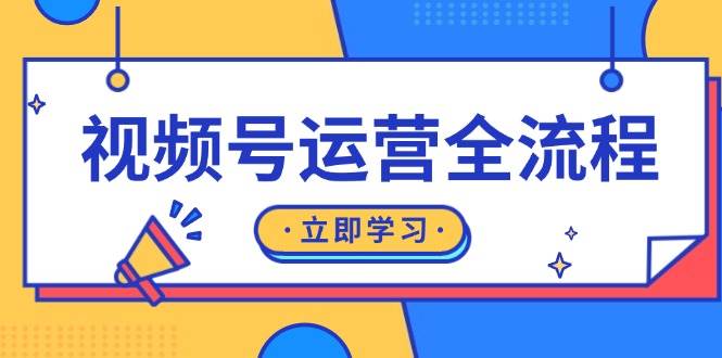 视频号运营全流程：起号方法、直播流程、私域建设及自然流与付费流运营-柠檬网创