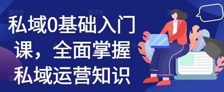 私域0基础入门课，全面掌握私域运营知识-柠檬网创