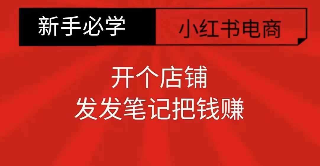 小红书零食共创【新手易上手】开个店铺，发发笔记把钱赚-柠檬网创