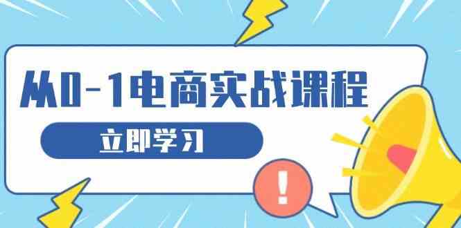 从零做电商实战课程，教你如何获取访客、选品布局，搭建基础运营团队-柠檬网创